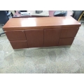 Reff Cherry 4 Drawer, 2 Door Credenza, Locking Reff Cherry 4 Drawer, 2 Door Credenza, Locking